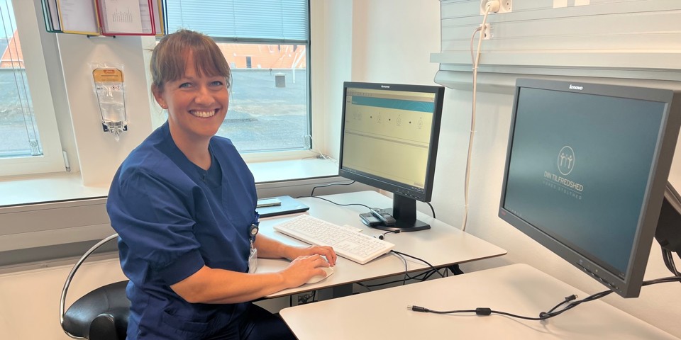 Læge og ph.d.-studerende Karin Jeppesen arbejder i afdelingen for Øre-næse-halskirurgi på Sygehus Sønderjylland.