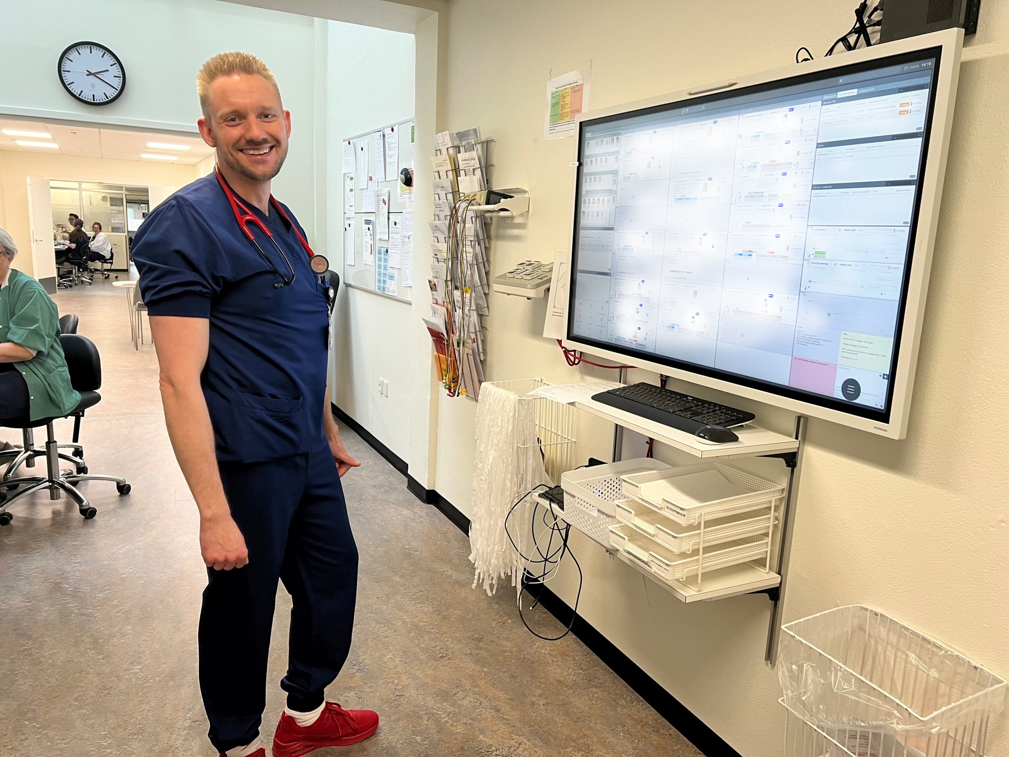 Simon Kallestrup Christiansen, speciallæge i kardiologi på afdelingen for hjertesygdomme i Aabenraa.