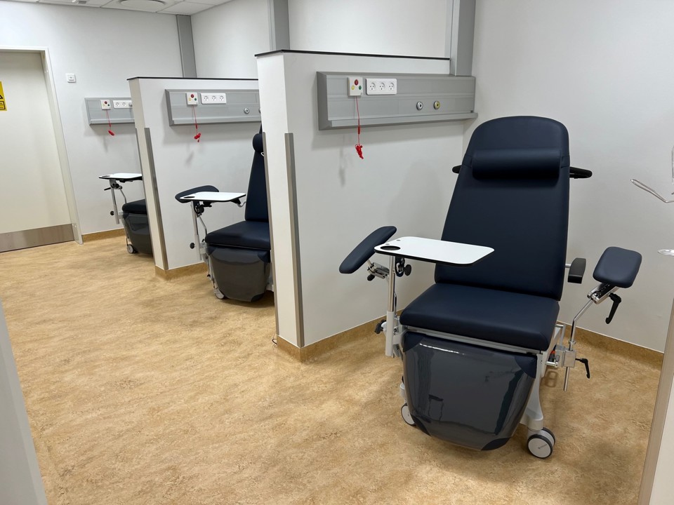 Hvilestole til brug efter skanning