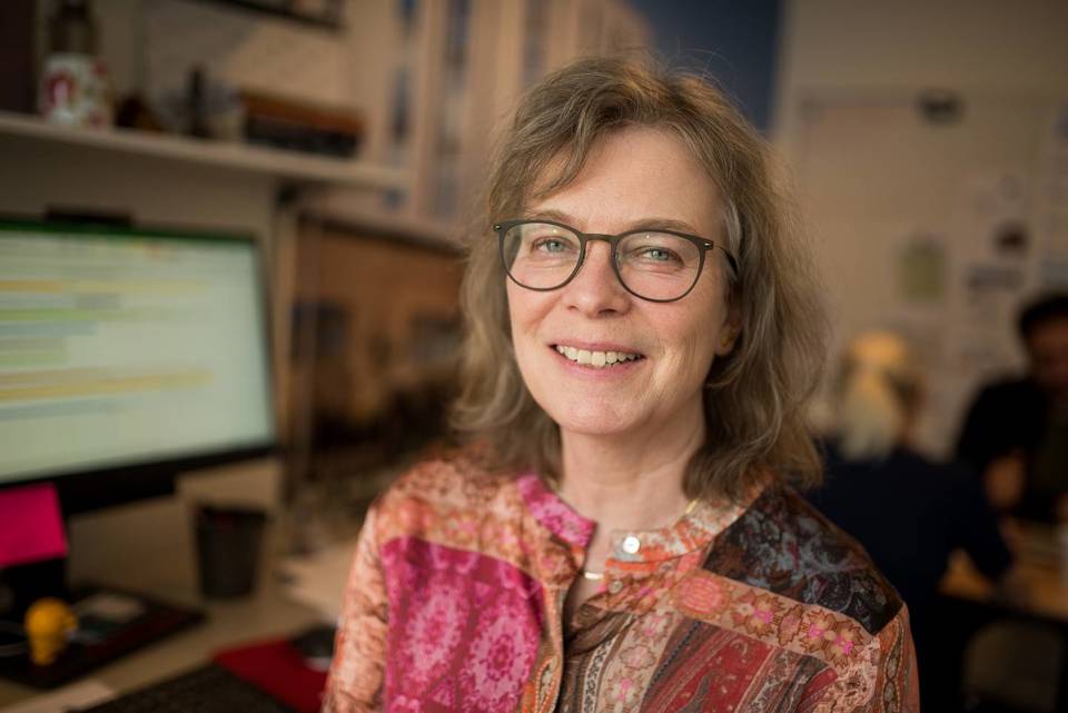 Ledende overlæge, Eva Holtved på sit kontor