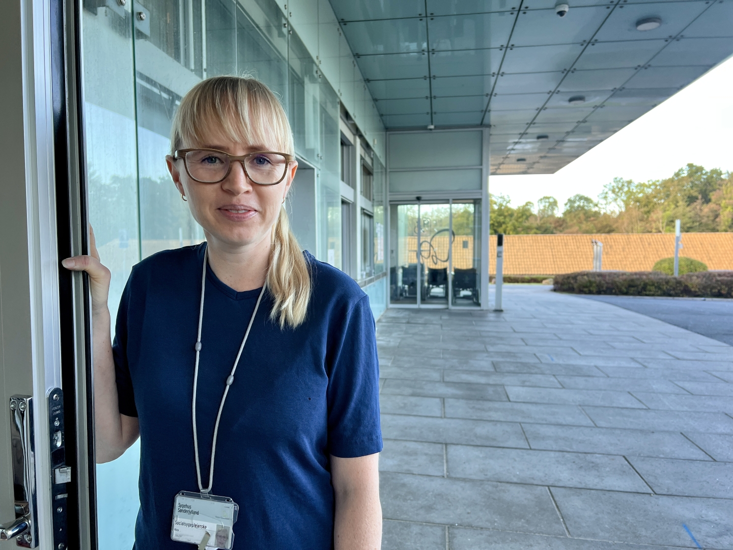 Kira Boisen er en af de socialsygeplejersker, der bemander den ny socialsygeplejeklinik på Sygehus Sønderjylland