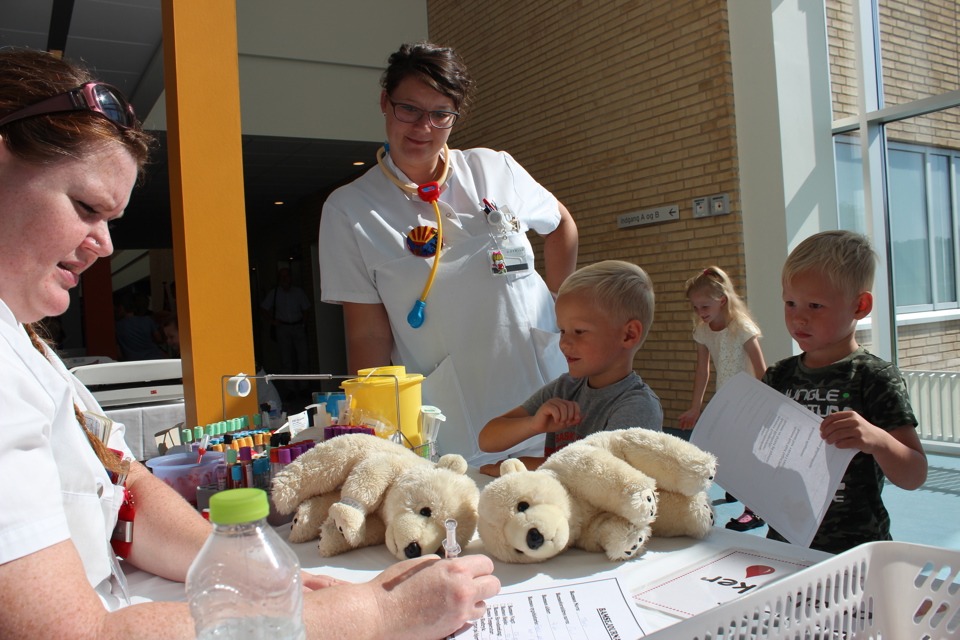 Bamsesygehuset på Sygehus Sønderjylland i Aabenraa er åbent søndag den 3. september kl. 10-13.
