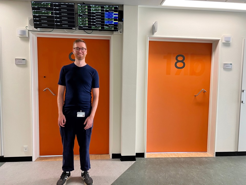 Psykolog Stefan Leonard Eilers på hjerteafdelingen