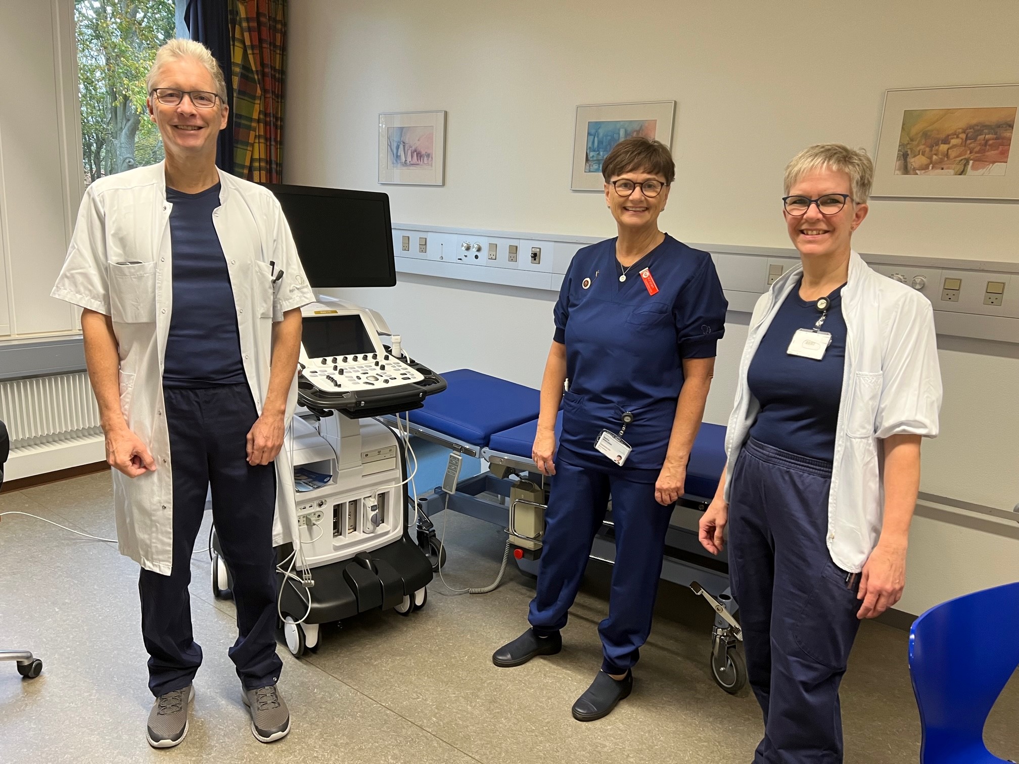 Dagens hold i Tønder består af en læge og to sygeplejersker