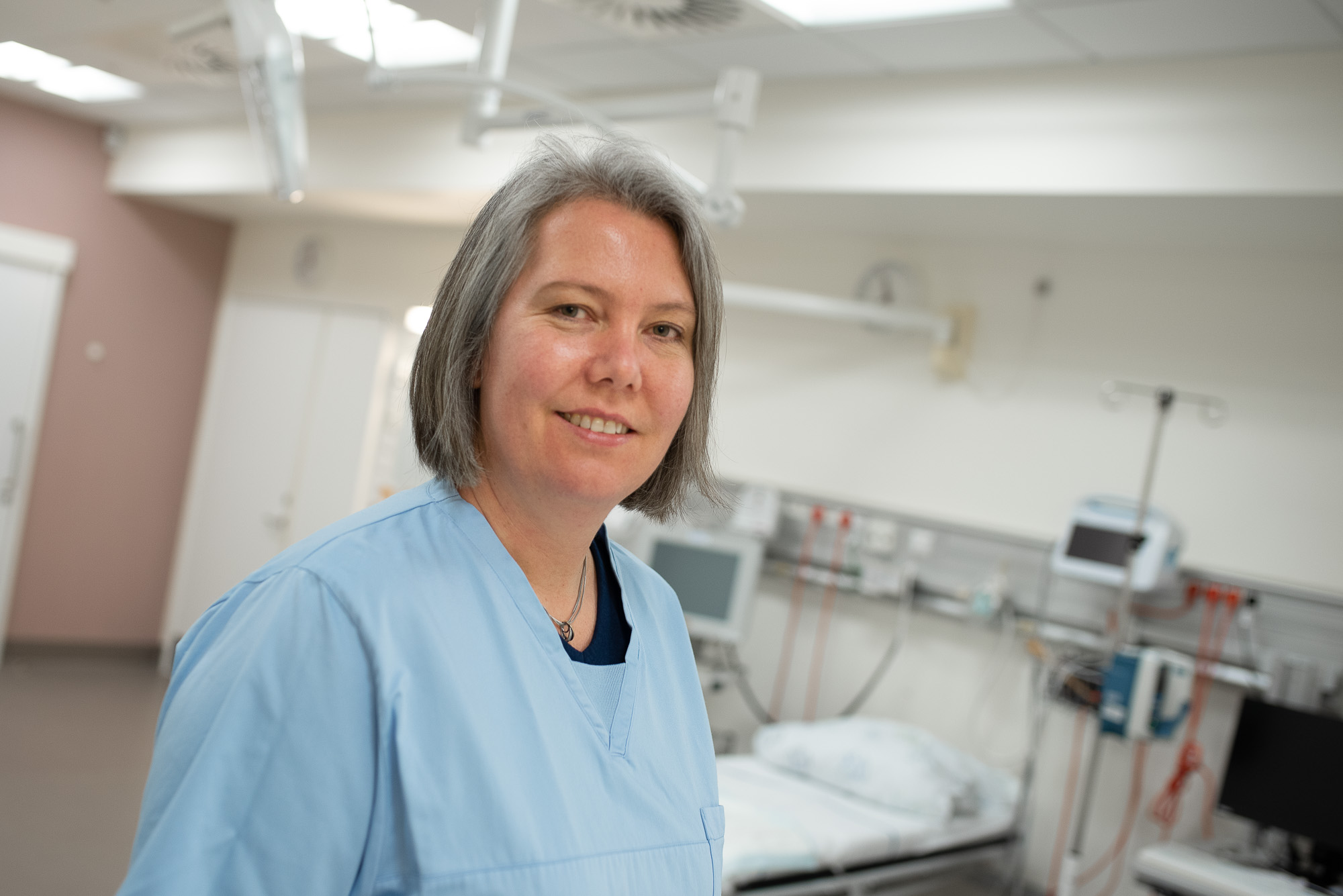 Chefjordemoder Trine Andersen på fødestue