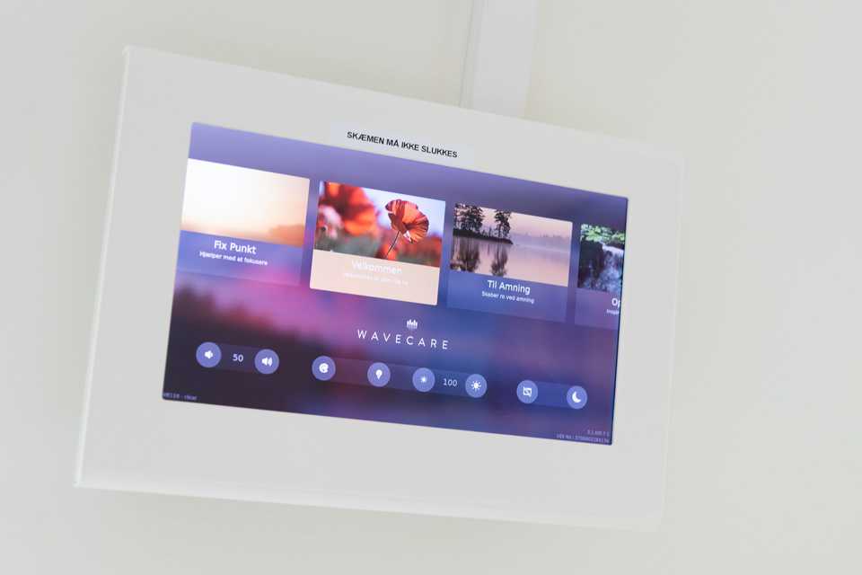 I har mulighed for at høre jeres egen musik på fødestuen.