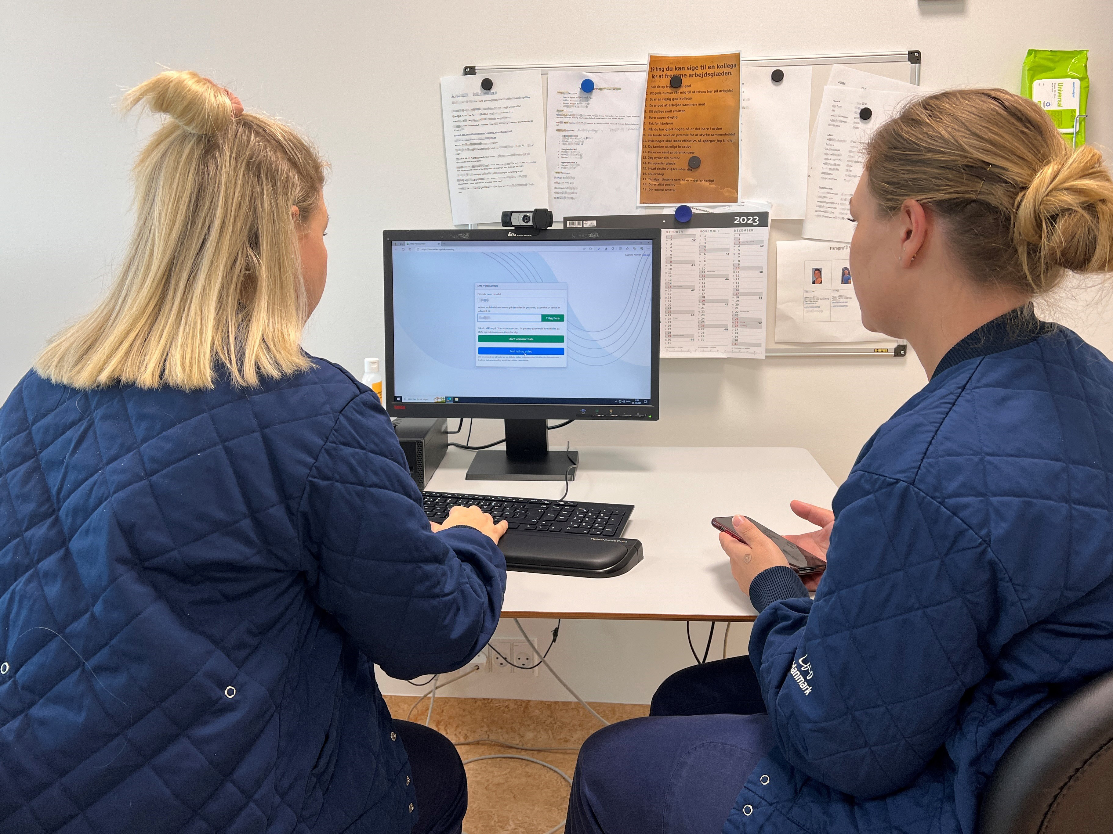 SMS til video er let at bruge. Patienten skal blot trykke på et enkelt link i den tilsendte SMS, og så fungerer det.