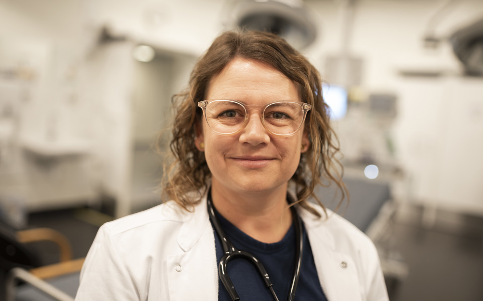 Læge og Ph.d. studerende Sara Nørgaard Søgaard, som er Sygehus Sønderjyllands deltager i "Et Sundere Syddanmark 2025"