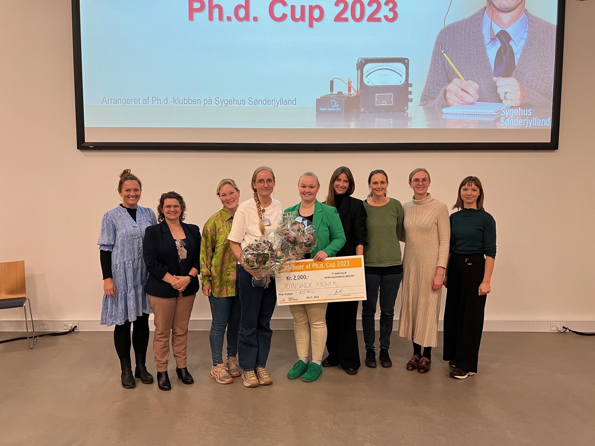 Sidste års vindere af Ph.d. CUP - et projekt om ”Gigtsygdom og Fatigue”.