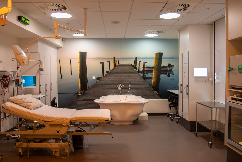 En af de nye sansefødestuer 