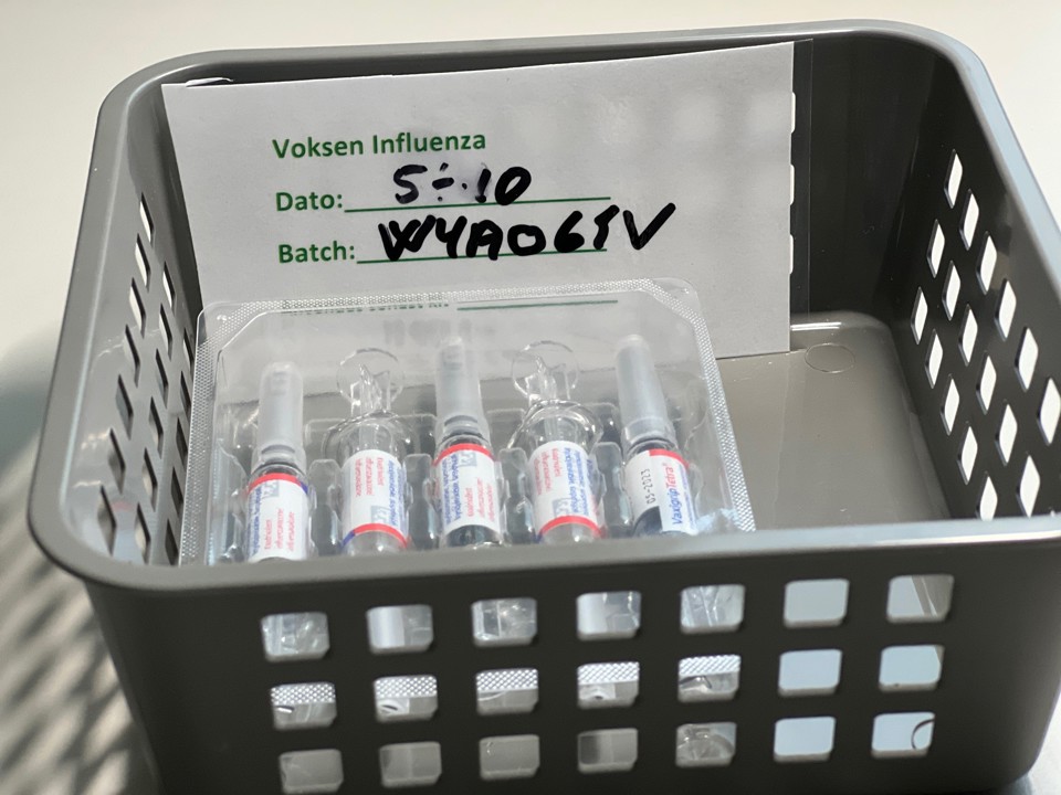 Influenzavacciner i kurven. I år er de trukket op fra producentens side