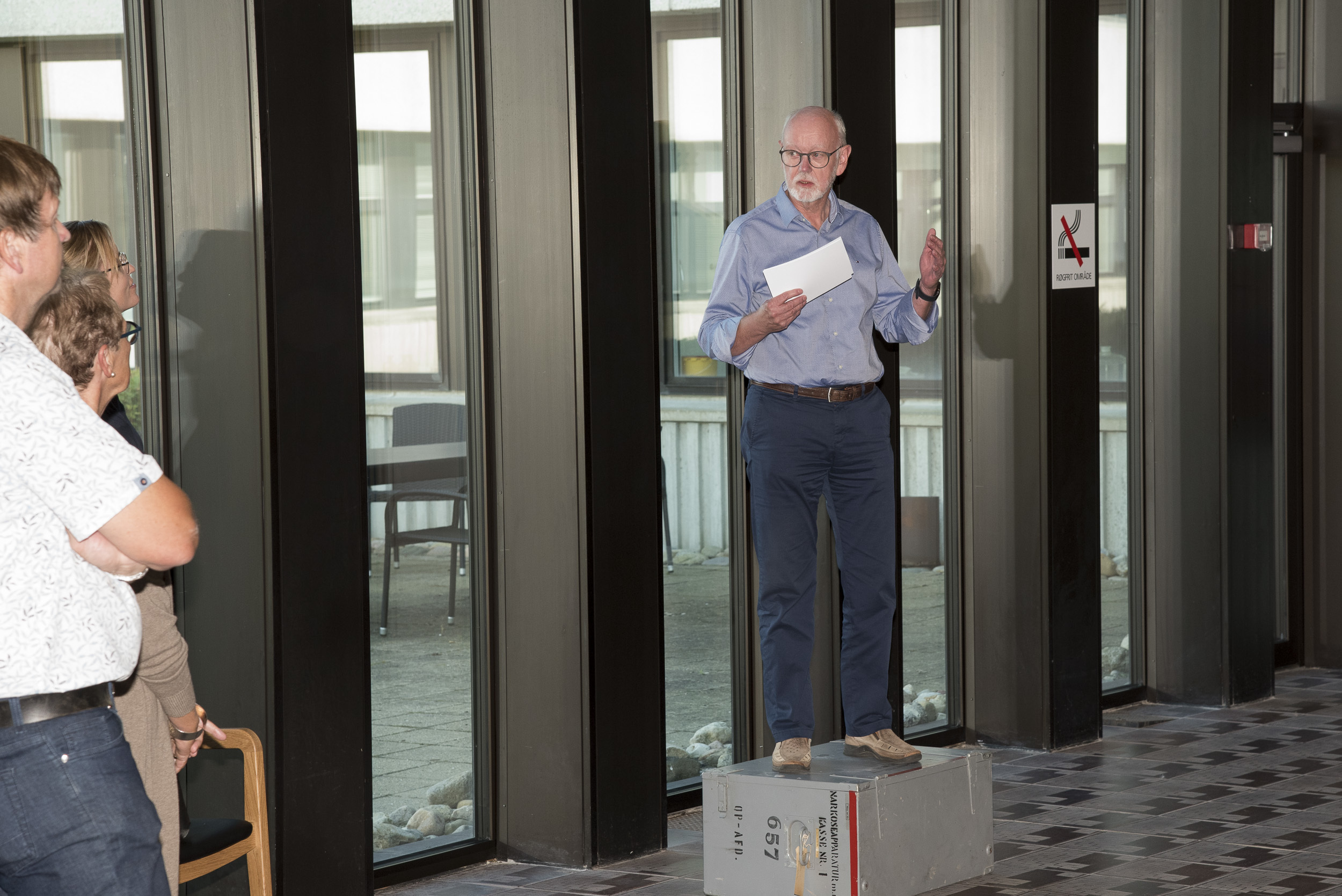 Udvalgsformand Karsten Uno Petersen taler.