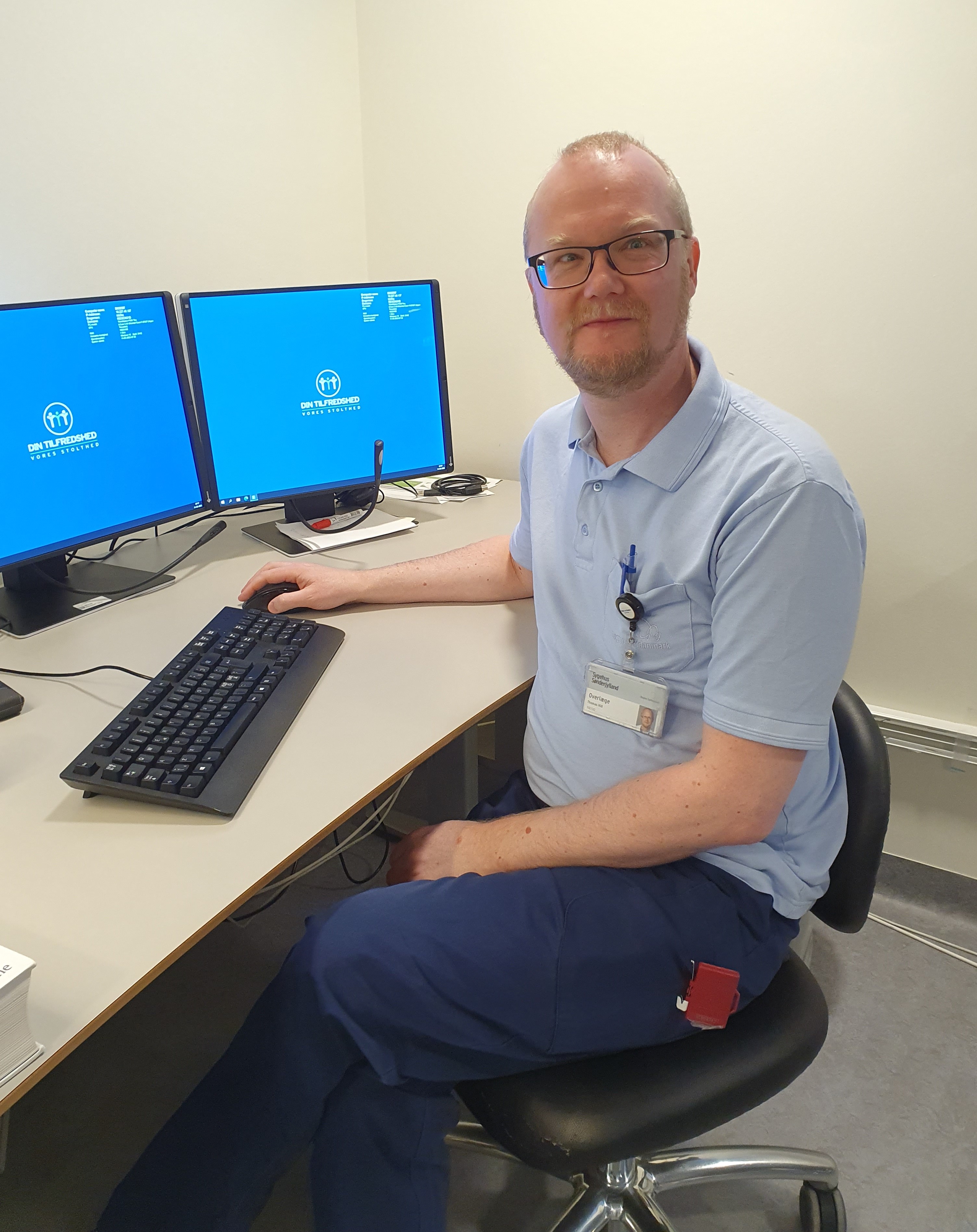 Ledende og Uddannelsesansvarlig Overlæge på Røntgen og Skanning, Thomas Hill