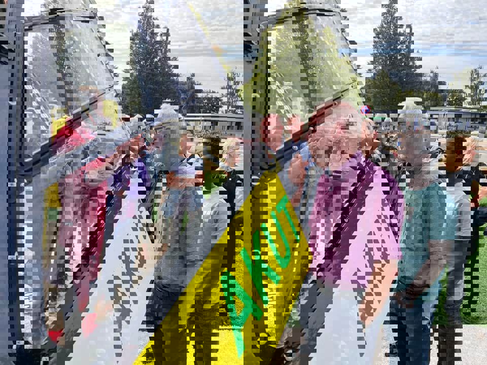 Der var stor interesse for at kigge ind i Akutlægehelikopteren