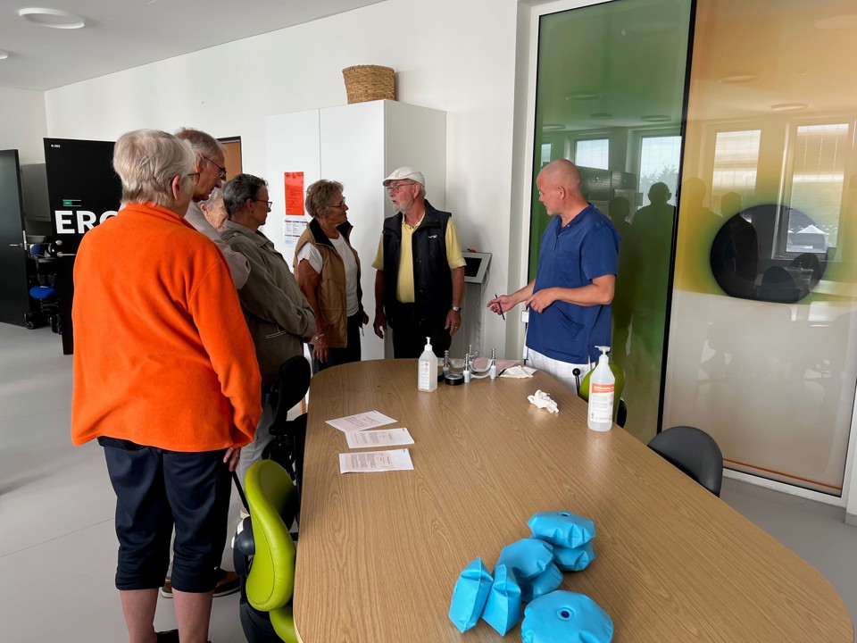 Dansk Gigthospital havde også åbent og mange interesserede besøgende