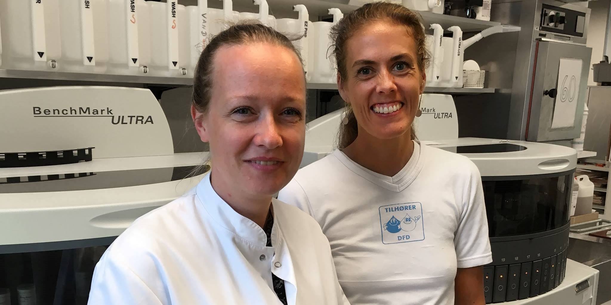 Portræt af Gitte Hedegaard Jensen og Pernille Henriksen