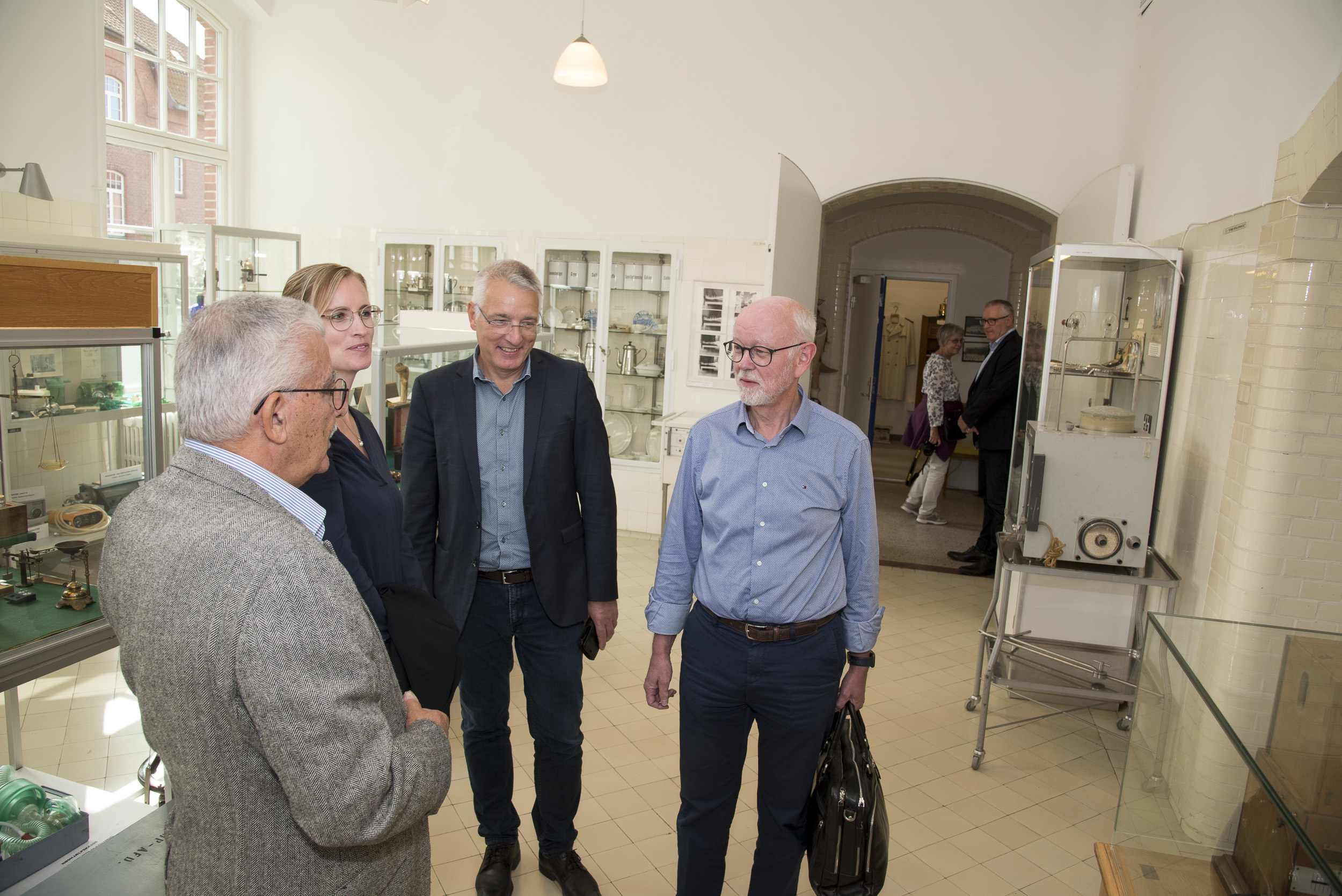 Bent Jensen taler med Stephanie Lose, Kurt Æbleø og Karsten Uno Petersen