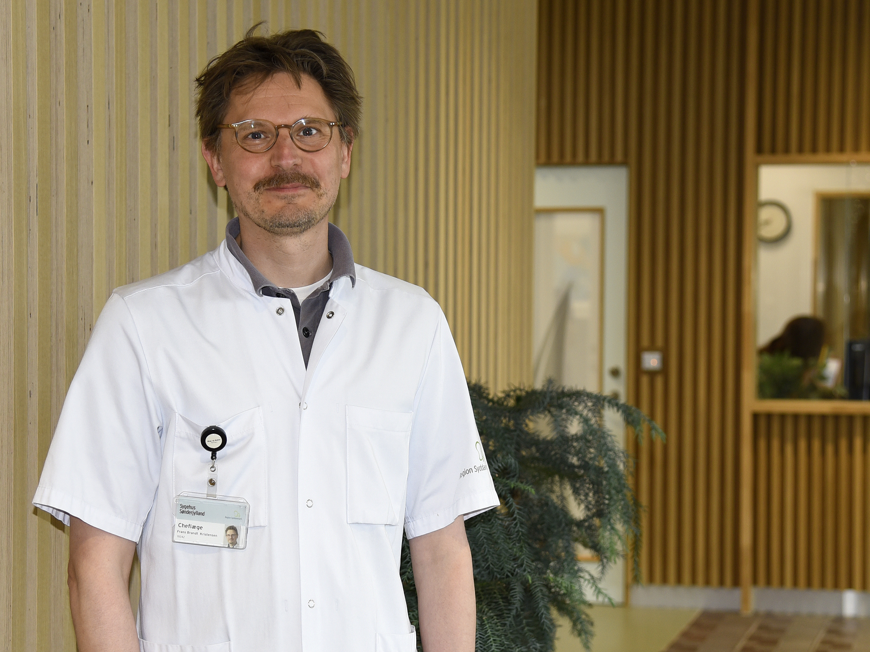 Forskningsleder for Medicinsk forskningsenhed og cheflæge for Medicinsk Sygdomme, Frans Brandt Kristensen.
